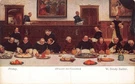B473 Walker Art Gallery Friday By Dendy Sadler Monks Dining Postcard. Fixed Price $6.00.