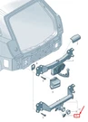 Audi RSQ8 Rear Towbar Protection Cap, 7L5971885. Fixed Price $96.26.