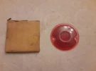 Vintage Glo Brite GB201 Guidex R-13 Red Lamp Light Glass 919044. Fixed Price $40.00.