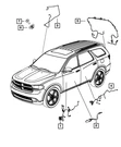 Genuine Mopar Rear Door Wiring Right 68022240AH. Fixed Price $69.03.