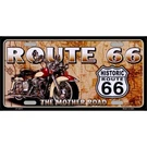 Route 66 Mother Road Novelty Metal License Plate - 6" X 12" Auto Tag & Decor. Fixed Price $11.99.