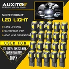 20 X White Led T10 168 194 W5W Interior Map Car Trunk License Plate Light Bulbs. Fixed Price $14.24.