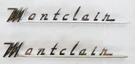 Mercury Montclair Script Emblem. Fixed Price $88.00.