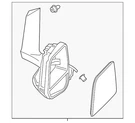 Genuine Ford Mirror Assembly KT1Z17683J. Fixed Price $557.82.