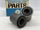 2 Nos Mopar Lower Control Arm Tapered Pin Pivot Shaft Bushing 1966-74 Body. Fixed Price $150.00.