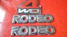 1991-1997 Isuzu Rodeo Chevrolet Emblem Nameplate Set Oem Used. 3PC. Fixed Price $15.74.