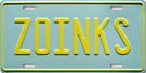 Replica Sooby Doo Zoinks Aluminum Flat Novelty License Plate Tag Celebrity. Fixed Price $21.60.