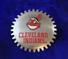 Cal Custom Cleveland Indians Chief Wahoo Grille Badge Chevy Pontiac Mopar Ford. Fixed Price $29.95.
