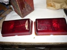 1946 1947 1948 Dodge Glass Tail Lamp Lenses Pair 1149367 1149368. Fixed Price $49.99.