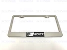 1PC 3D Sport Emblem Badge Stainless Steel Chromed License Plate Frame (white). Fixed Price $24.46.