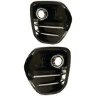 Front Driver & Passenger Fog Light Bezels For 17-19 Kia Sportage Gloss Black. Fixed Price $222.30.