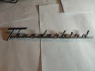 1955 1956 Ford Thunderbird Metal Script Logo Body Piece BAA4025622-6 Not Bent.. Fixed Price $26.00.