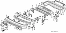 Genuine Honda Extension Front Bumper 71150-SM5-A00. Fixed Price $27.44.
