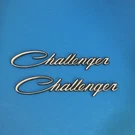 (2) 1970-74 Dodge Challenger FENDER-1/4 Pnl. Emblems 3444938, Oem Mopar. Fixed Price $40.00.