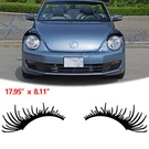 Car Eyelashes Stripe Decal Headlight Fog Eyebrow Stickers For Mini Cooper Beetle. Fixed Price $10.99.