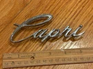 Vintage Mercury Capri Script Trim Emblem C6GB 54291 A36 5144 Ford. Fixed Price $35.00.
