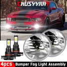 Led Fog Driving Lights Kit Halo 2007-2014 Ford Mustang Shelby GT500/VALANCE. Fixed Price $35.99.