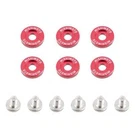 Aluminium Fender Washers And Bolt Kit - M6 X 1.0 16.7MM Od Red Mishimoto. Fixed Price $9.42.