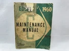 1960 Edsel Original Oem Shop / Maintenance Manual Ranger Corsair Villager. Fixed Price $32.99.