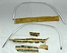 Nos Gm 1965 Chevy Impala Wheel Moldings New Stock Front Fender Trim Pair. Fixed Price $299.99.