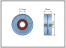 Caffaro 500119 Tensioner Pulley, V-ribbed Belt For Chrysler, Jeep. Fixed Price $12.57.