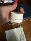 Sand + Fog Vanilla Amber Perfume Oil 1.7 Fl Oz Roll-on Applicator Wood Cap. Fixed Price $24.00.