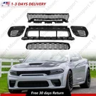 Front Upper & Lower Grille W/ Fog Light Covers Fits 2020-2023 Dodge Charger Srt. Fixed Price $218.15.