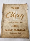 1963 Chevrolet Chevy Ii Passenger Car Service Shop Manual Supplement ST-19. Fixed Price $11.23.