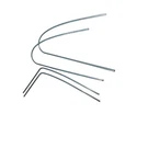 Jaguar E-type S1 S2 Side Window Weather Seal Channel Kit Swb Coupe SRC6F. Fixed Price $299.78.
