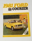 1981 Ford Courier Truck Dealer Sales Brochure Catalog. Fixed Price $9.95.