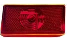 1948 1949 Packard Standard Right Rear Tail Light Lens Stimsonite Sextans 19698. Fixed Price $32.99.