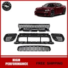 For 2020-2023 Dodge Charger Srt Front Upper & Lower Grille With Fog Light Covers. Fixed Price $216.99.