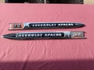 1959 Chevy Apache Pick-up Truck Fender Emblems, Rh And Lh, Nice! 3200 Spears. Fixed Price $249.99.