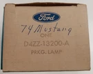 Oem Ford D4ZZ-13200-A Parking Light Lamp 1974 Mustang. Fixed Price $64.95.