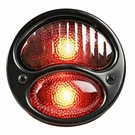 Kns KA0024 Black 12V Duolamp Tail Light Ford Model With Red Glass Lens. Fixed Price $49.95.