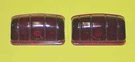1946 1947 1948 Nos Mopar P15 Plymouth D25 Dodge Tail Lamp Lens Pair. Fixed Price $75.00.