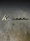 1952-1953-1954-1955 New Fender "kaiser" Script Emblem 792753 Original #3. Fixed Price $28.00.