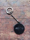 Vintage Allison Iowa Chevrolet Dealer Black Key Chain Chevy Bowtie Logo. Fixed Price $24.99.