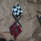 Corvette C3 69-73 Gm Gas Lid Door Emblem. Fixed Price $40.00.