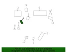 Genuine Honda A/c System Information Label 80050-SS0-H01. Fixed Price $11.99.