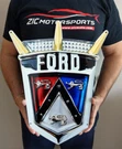 1955-1956 Ford Crest Crown Flat Steel Sign. Fixed Price $19.95.