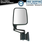 Manual Side View Mirror Folding Passenger Right Rh New For 87-02 Jeep Wrangler. Fixed Price $42.96.