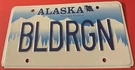 Vanity License Plate Alaska Blue Dragon. Fixed Price $39.99.