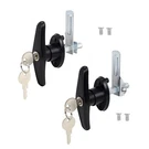 Qzattcaen Truck Cap Locking T-handle, Matching Set(left&right), Black. Fixed Price $33.68.