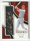 2016 Panini Immaculate Will Clark Auto /49 Heroes Texas Rangers #iha-wc. Fixed Price $44.99.