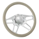 14" Billet Steering Wheels Half Wrap Bronco F150 Mercury Capri Lincoln W/ Horn. Fixed Price $145.50.