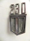 1964-65-66-67 Chevy Chevelle "230" Emblem Gm# 3864242 With Out Of Good Pins. Fixed Price $17.49.