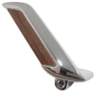 1965 1966 Ford Mustang Deluxe Interior Door Handle W/ Woodgrain #65F-81152-M. Fixed Price $20.00.