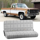 For Chevrolet C10 C20 K10 K20 Pickup Truck Bench Seat Cover Gray Plaid Protector. Fixed Price $55.04.