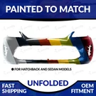 New Painted To Match 2011 2012 2013 Ford Fiesta Unfolded Front Bumper. Fixed Price $200.99.